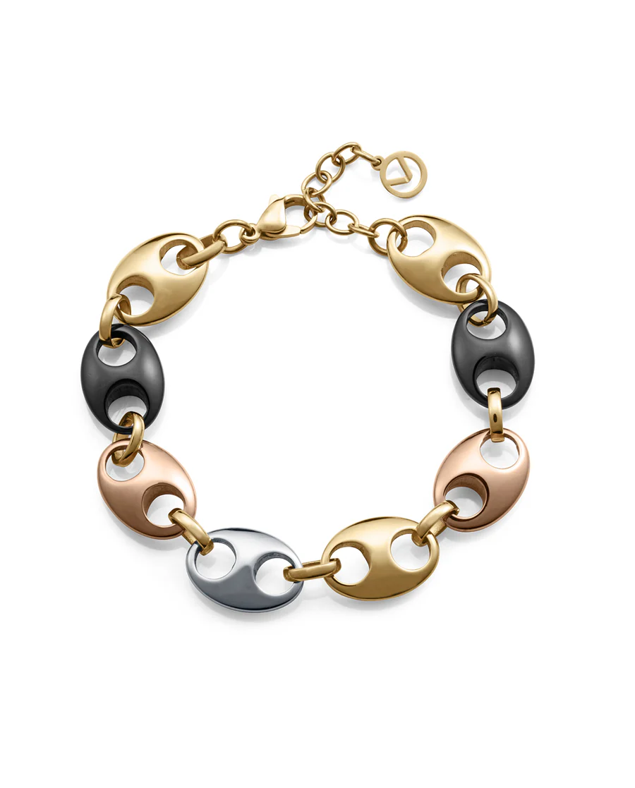 Pulsera Calabrote Tres Tonos